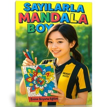 Sayılarla Mandala Boyama Kitabı Spiralli