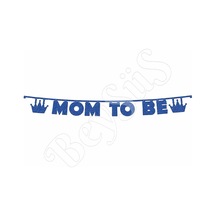 Mom To Be Eva Banner Mavi