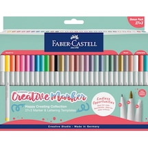 Goldfaber Creative Markör 30'lu,çok Yönlü Kullanım,su Bazlı Mürekkep,dağılmaya Dayanıklı Cok Renkli