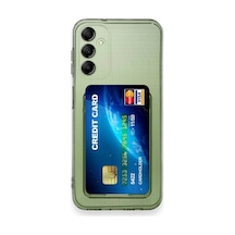 Samsung Galaxy Uyumlu M15 Kılıf Kart Şeffaf Silikon - Şeffaf İtdark3283