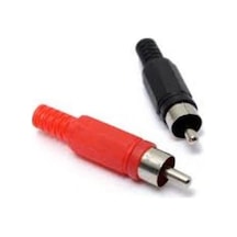 Rca Jack - Erkek - Kırmızı+Siyah