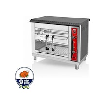 Silverinox Tüplü Set Üstü Piliç Çevirme 3 Şiş 9 Piliç
