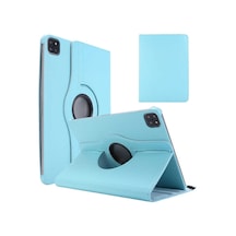 Mutcase - İpad Uyumlu İpad Air 10.9 2020 4.nesil - Kılıf 360 Dönebilen Stand Olabilen Koruyucu Tablet Kılıfı - Mavi