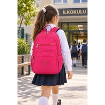 Pembe İlkokul Okul Çantası Çocuk Sırt Çantası Spor Ve Günlük Kullanım 40 X 30 X 15 Cm Çok Renkli