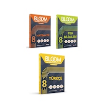 8. Sınıf Bloom Lgs Fasikül Matematik + Fen Bilimleri + Türkçe Soru Bankası Seti 3 Kitap