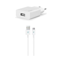 Ttec Smartcharger Seyahat Şarj Aleti 2.1A + Type-C Kablo Beyaz- 2