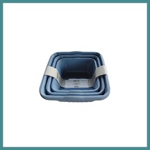 Trendexa Kaprıs Home 3lu 4lt6lt9lt Kare Badya Set Mac Çok Renkli