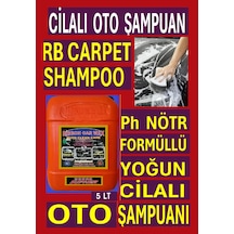 Carpet Shampoo Ph Nötr Formüllü Cilalı Oto Şampuanı 5 Kg