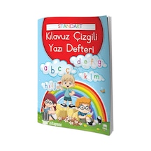 4 Adet Ema Kılavuz Çizgili Yazı Defteri A4 Çok Renkli