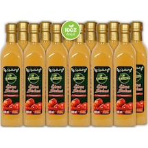 Elma Sirkesi 12x500 Ml - %100 Katkısız Doğal Geleneksel Ev Yapımı