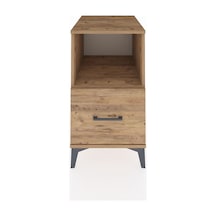 Kronos Komodin Tek Raflı Tek Çekmeceli 44x59x80 Çam-çam Çam