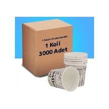 6.5 Oz Karton Bardak Standart Baskılı 3000 Adet