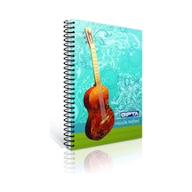 Gıpta A4 Spiralli Müzik Defteri, 40 Yaprak, Turuncu, 6'lı Paket
