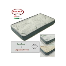 Uzunbebe 120X180 Heyner Çift Yönlü Bamboo Ve Organic Cotton Yaylı Yatak