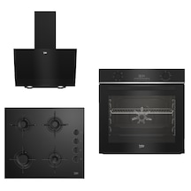 Beko New Black Star BFC 330 S - BOCD T 6011 ES - BDE 6050 S 3 Lü Ankastre Set