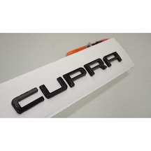 Seat Leon Uyumlu Cupra Bagaj Parlak Siyah Abs 3m 3d Yazı Logo Amblem