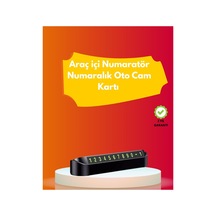 Şık Ve İşlevsel Fosforlu Araç Numaratörü Kolay Kullanım Yüksek Görün - Hs08377196-1