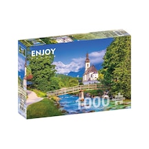 Enjoy 1000 Parça Ramsau'Daki Küçük Kilise Puzzle (Almanya)
