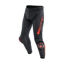 Dainese Daınese Super Speed Leather Pants Black Red Fluo Siyah