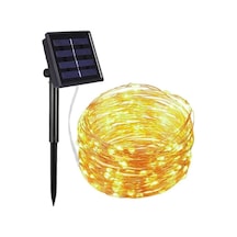 Tr Güneş Enerjili 22 Metre Peri Led Işık 200 Led 8 Mod Dış Mekan Ağaç Balkon Solar Bahçe Aydınlatma Diğer