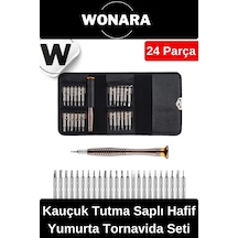 Özel Üretim 112 Gr Ağırlığında Hafif Hassas Tamirat İçin Mini Çıtçıtlı Cüzdan Tornavida Seti