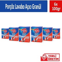 Lavabo Açıcı Granül 100 Gr X 6 Adet