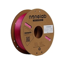 Nanelab Çift Renkli Silk Pla Filament - Siyah-gül Kırmızısı - 1.75mm - 1kg