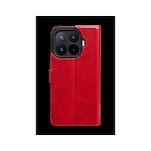 Xiaomi Mi 17t Pro Trend S Plus Kapaklı Kılıf - Kırmızı
