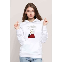 Chilling Adventures Of Sabrina Sabrina & Cat Baskılı Kadın Kapüş