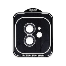 Joko Apple iPhone Uyumlu 11 Pvd Metal Kamera Lens - Siyah Renkli