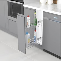 Starax S-2214-c Yandan Teleskopik Raylı Krom Deterjanlık Krom