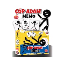 Çöp Adam Memo Eğlenceli Kutu Oyunu Hafıza Geliştirme Eğitici Oyuncak