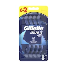 Gillette Blue3 Plus Tıraş Bıçağı 6+2 Li 4 Adet