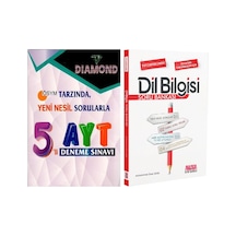 Gür Ayt Dıamond 5 Li Deneme Ve Akm Dil Bilgisi Soru Bankası Seti 2 Kitap