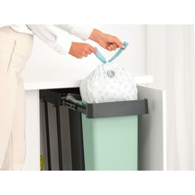 Brabantia Sort&go Buılt In Dark Grey Çöp Kutusu 2x30lt Siyah