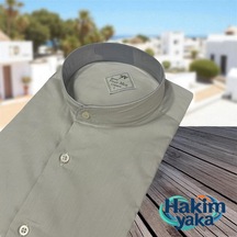 Linen Keten Klasik %100 Cotton Uzun Kollu Terletmeyen Hakim Yaka Gri Gömlek Regular Kalıp -10350 Gri Linen Keten Klasik %100 Cotton Uzun Kollu Terletmeyen Hakim Yaka Gri Gömlek Regular Kalıp -10350 Gri