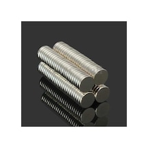 Dünya Magnet 50 Adet 10mm X 2mm Güçlü Yuvarlak Neodyum Mıknatıs 50'li Paket