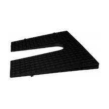 Tekne Motor Dış Ayna Plakası Siyah 45x36cm