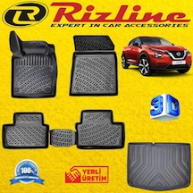 Nissan Juke 3D Paspas + Bagaj Havuzu 2020 Sonrası Set Rizline N11.4310