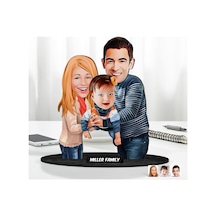 Kişiye Özel Aile Karikatürlü Ahşap Biblo Model-21 Babaya Hediye, Anneye Hediye, Ev Hediyesi Kobitmeyen138329 Bk Gift