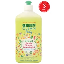 U Green Clean Baby Portakal Yağlı Bitkisel Biberon ve Emzik Temizleyici 3 x 500 ML