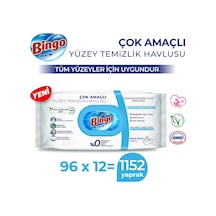 Bingo Pratik Beyaz Sabun Yüzey Temizlik Havlusu 12 x 96'lı