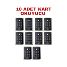 Sr-204 Em Proximity Kart Okuyucu 125 Khz Şifreli Geçiş Kontrol Sistemi 1000 Kullanıcı 10 Adet
