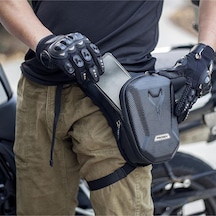 Motosiklet Bel Bacak Çantası Sert Kabuk Model Motor Bacak Çanta Leg Bag Renkli