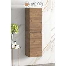 Yıldız 35 130 Cm Atlantik Çam Mdf Asma Banyo Boy Dolabı Atlantik - Çam