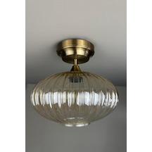 Elegant Bal Rengi Cam Kalın Piramit Avize İç Mekan Aydınlatma Dekoratif Mutfak Hol Cafe Ofis Bal