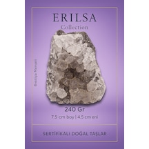 Sertifikalı Kahverengi Ametist Taşı Kütlesi 240 Gr Ham Doğal Kristal Dekoratif Taş Parçası