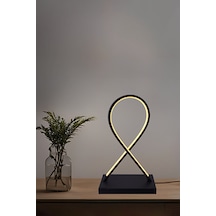 3 Renk Loop Masa Lambası Led Modern Siyah Loop Tasarım Dekoratif Aydınlatma 1
