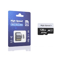 128 Gb Microsdxc Hafıza Kartı U3 V30 A1 Class 10 Adaptörlü Hs128gb