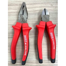 Kombine Pense Ergonomik Seri 180Mm Yankeski 160Mm 2 Li Set
